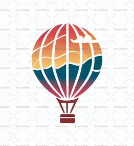 Reisender Heißluftballon